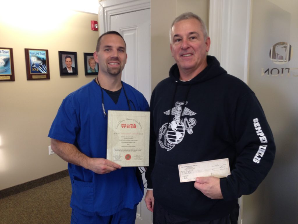 Dr. Jason Petkevis toys for tots initiative